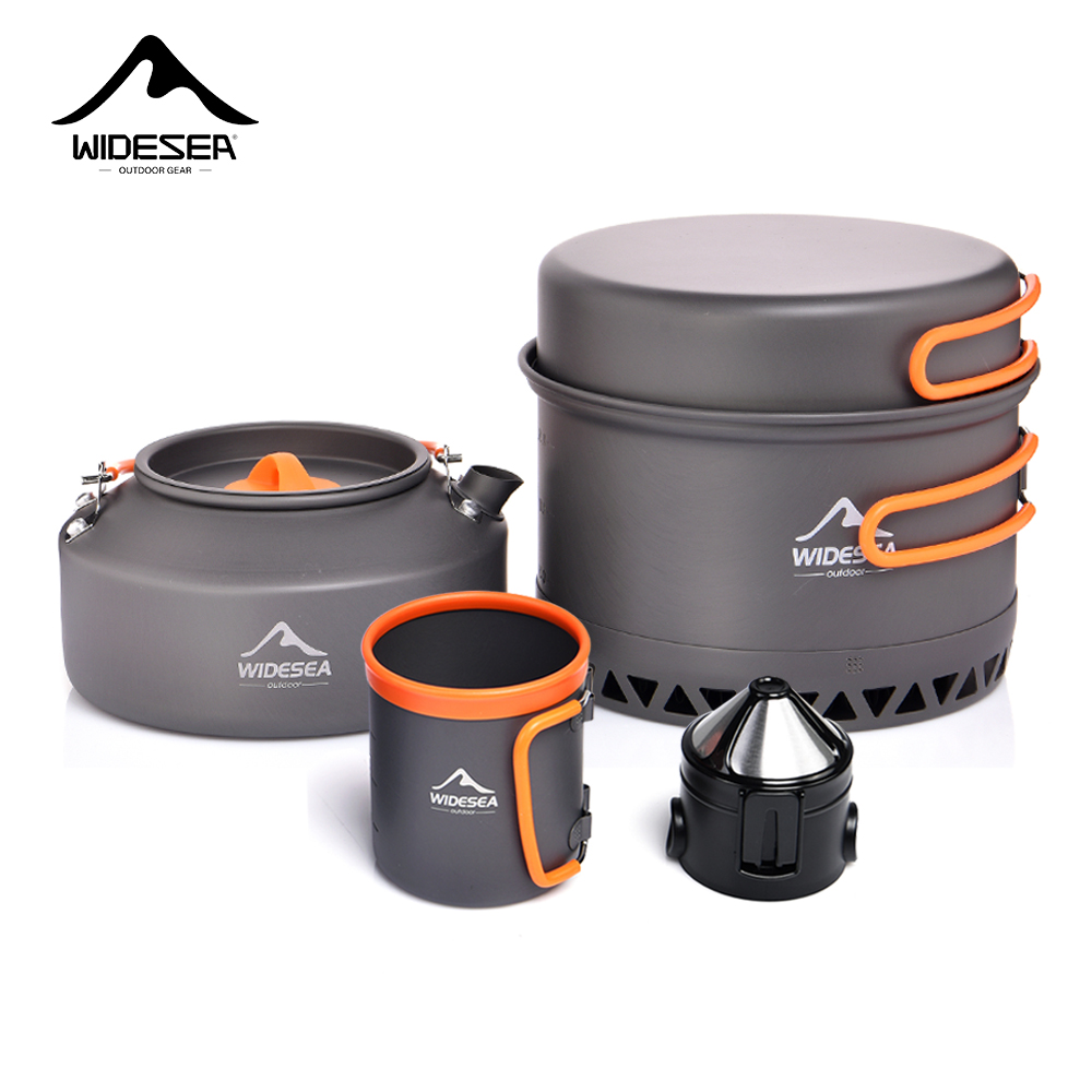 Camping Cooking Equipment - Camping Tableware Outdoor Cookware Set Pots