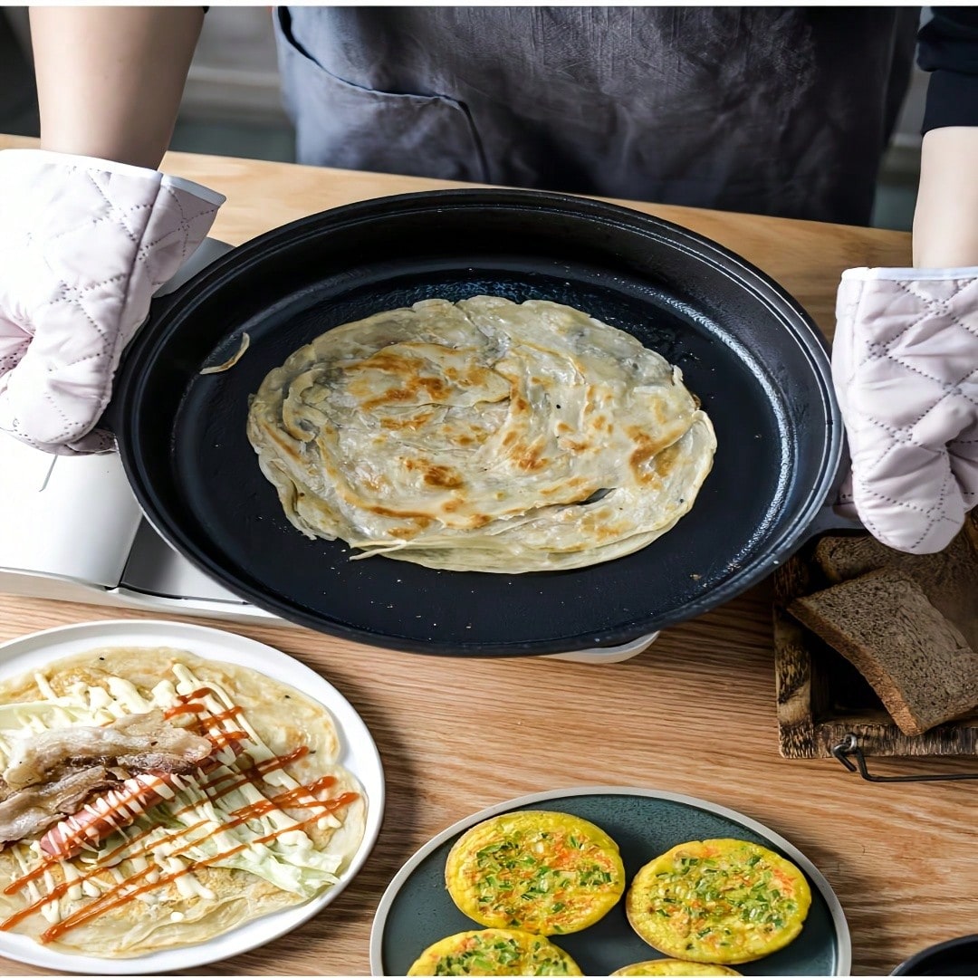 Skillet Cast Iron Camp - Cast Iron Skillet Set With Dual