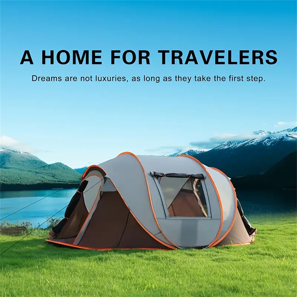 Camping Cooking Tent - 5-8 People Quick Opening Hand Throw