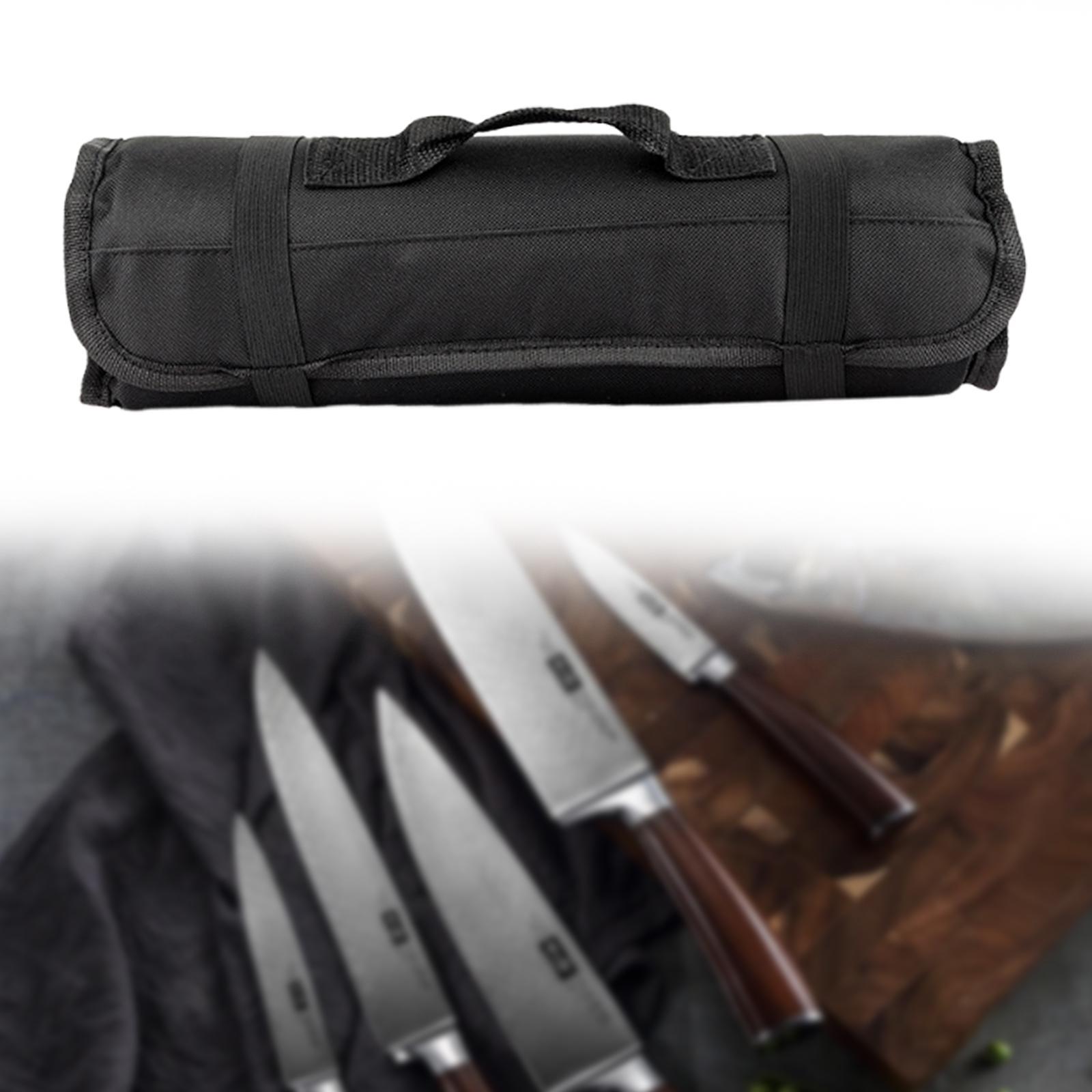 Chef Knife Bag Roll Oxford Clo - Camping Cooking Utensil Roll 评论和价格
