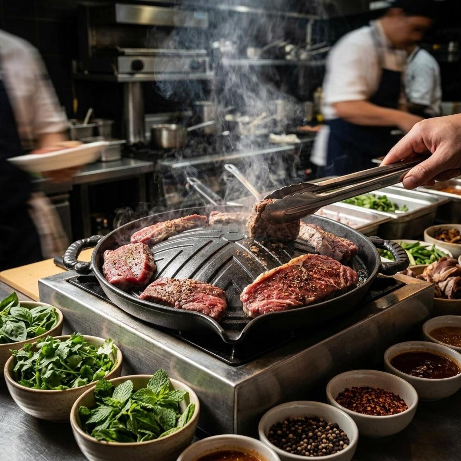 Cast Iron Oval Grill Pan for O - Skillet Cast Iron Camp 评论和价格