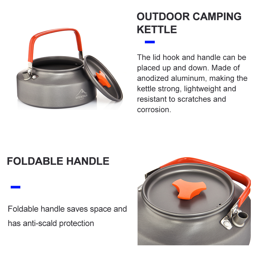 Widesea 1.1L 2L1.5L Camping Wa - Camping Cooking Ware 评论和价格
