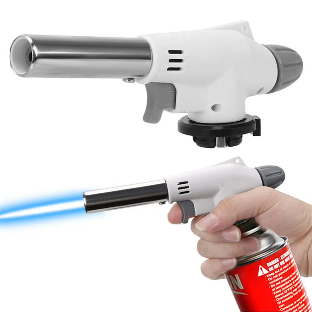 Portable Metal Flame Gun Butan - Camping Cooking Flame 评论和价格