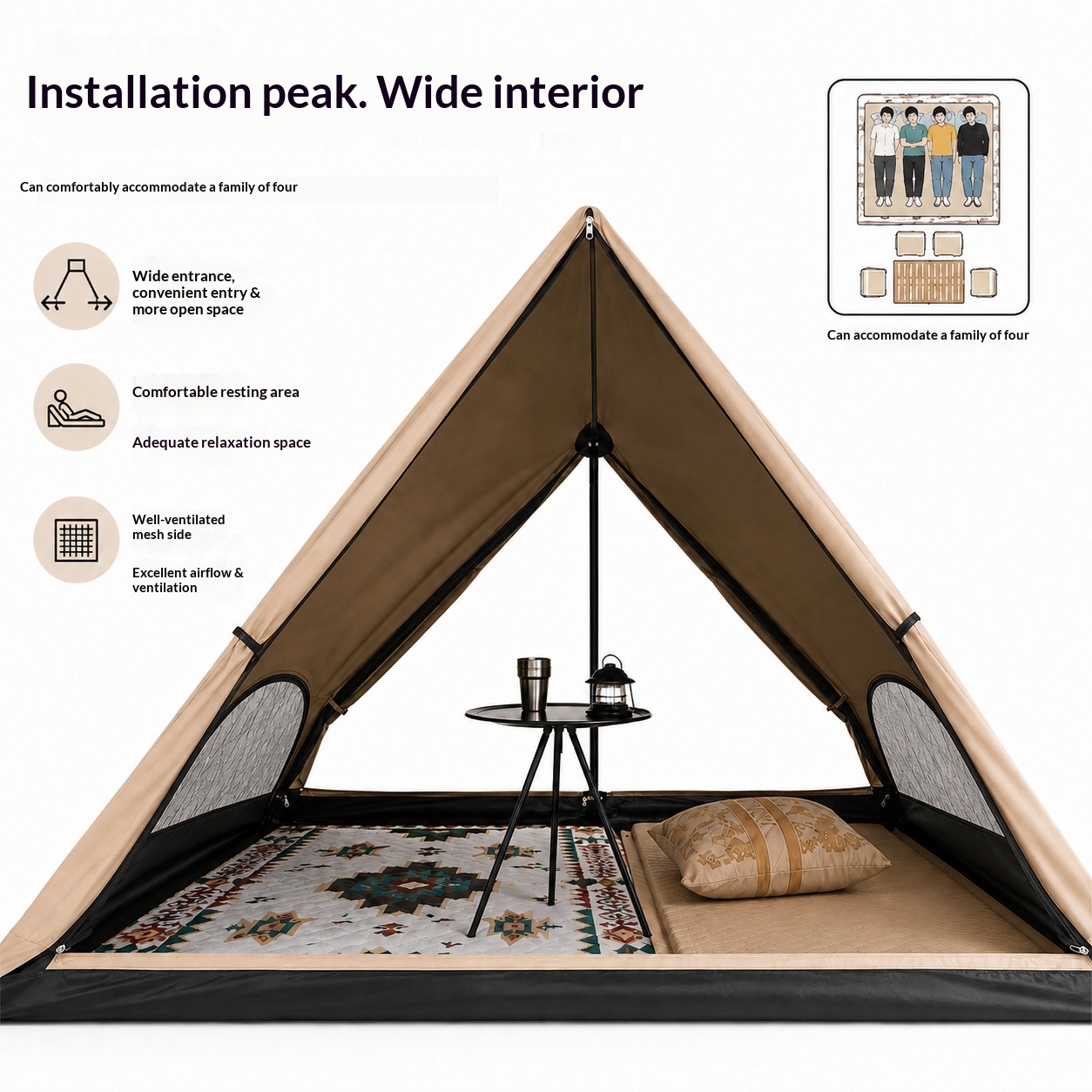 Automatic Triangular Tent, Out - Camping Cooking Tent 评论和价格