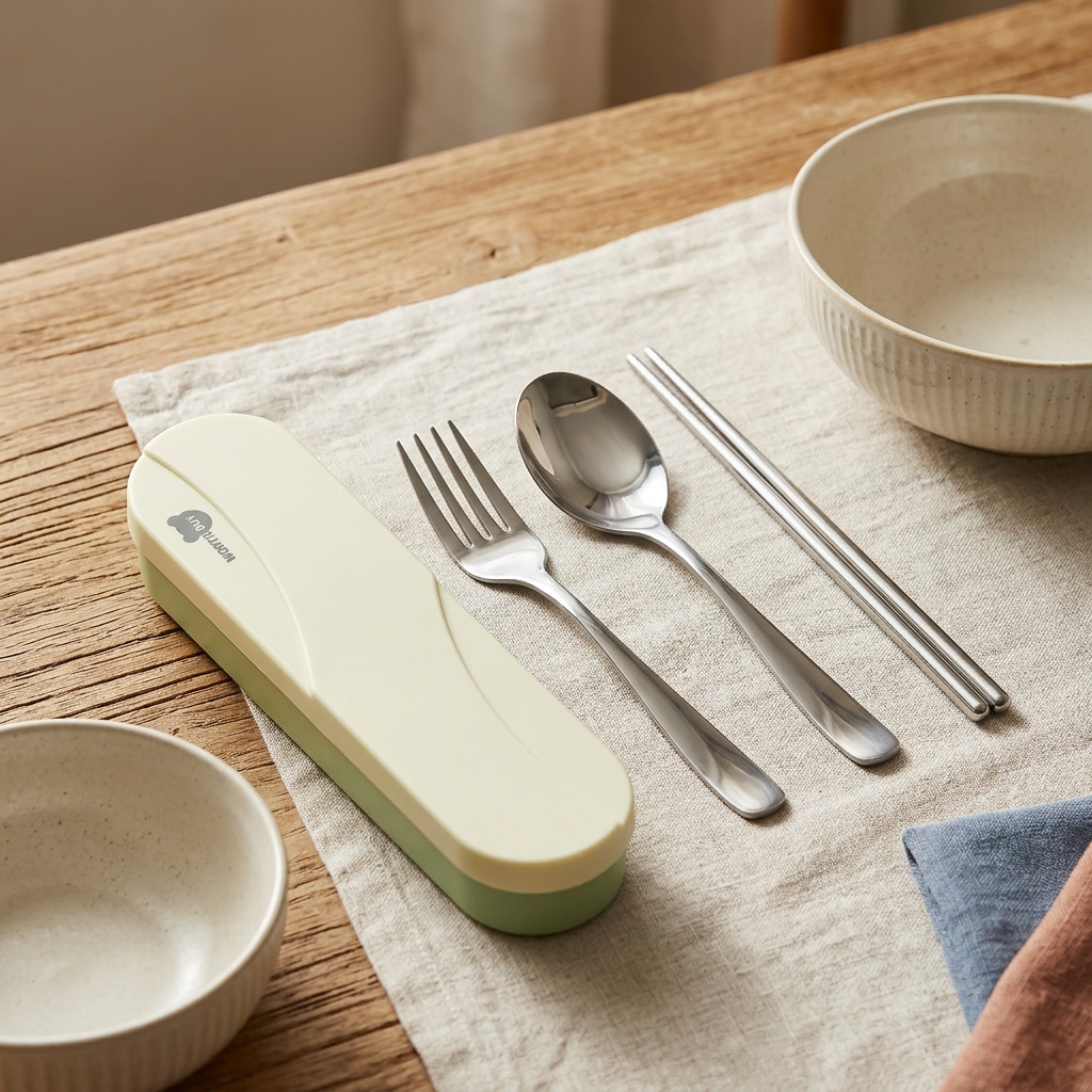 Portable Cutlery Set Stainless - Camping Cooking Survival 评论和价格