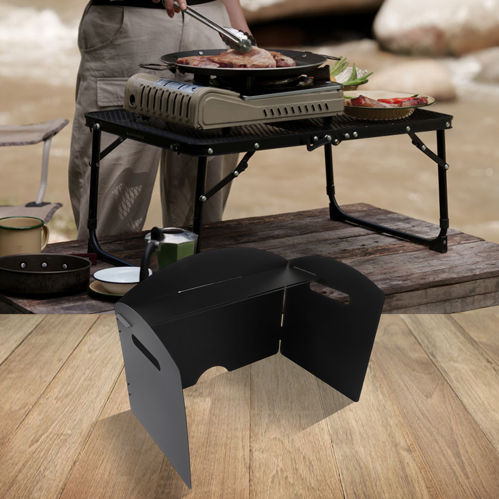 Outdoor Cooking Camping Trips  - Camping Cooking Wind Blocker 评论和价格