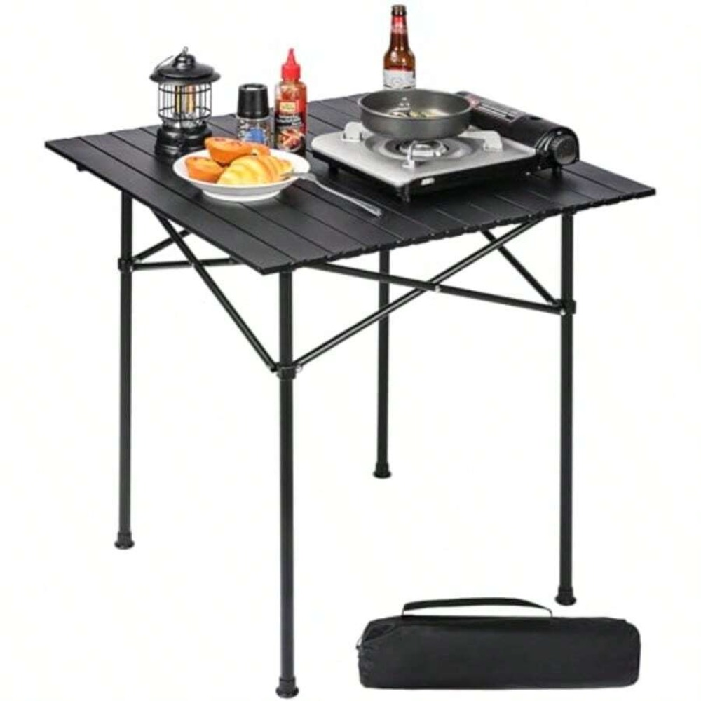 Roll Up Camping Table Square 2 - Camp Grill Portable Folding 评论和价格