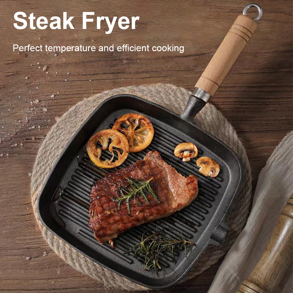 Iron Skillet Uncoated Non-stic - Skillet Cast Iron Camp 评论和价格