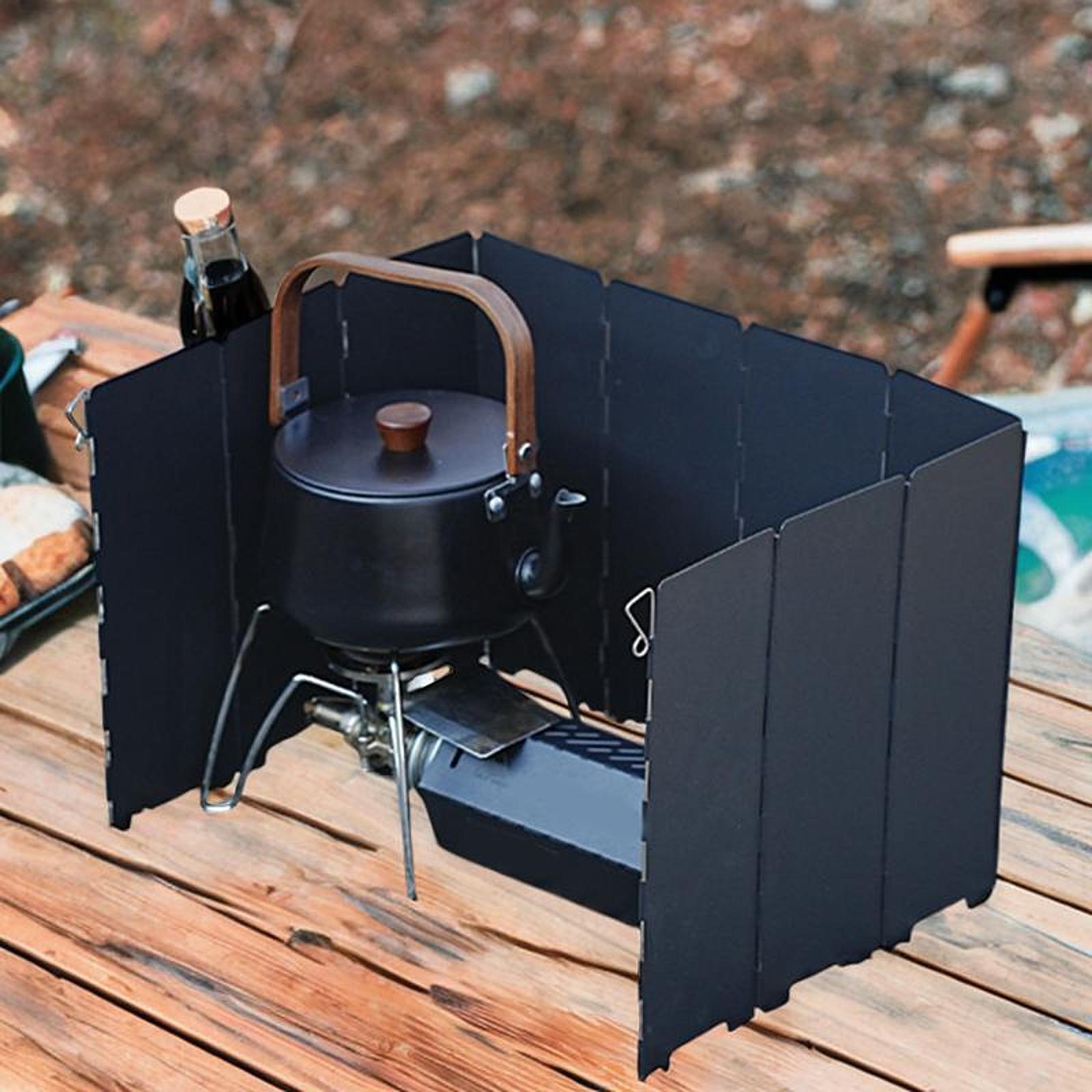 Camp Windscreen Portable Foldi - Camping Cooking Wind Blocker 评论和价格