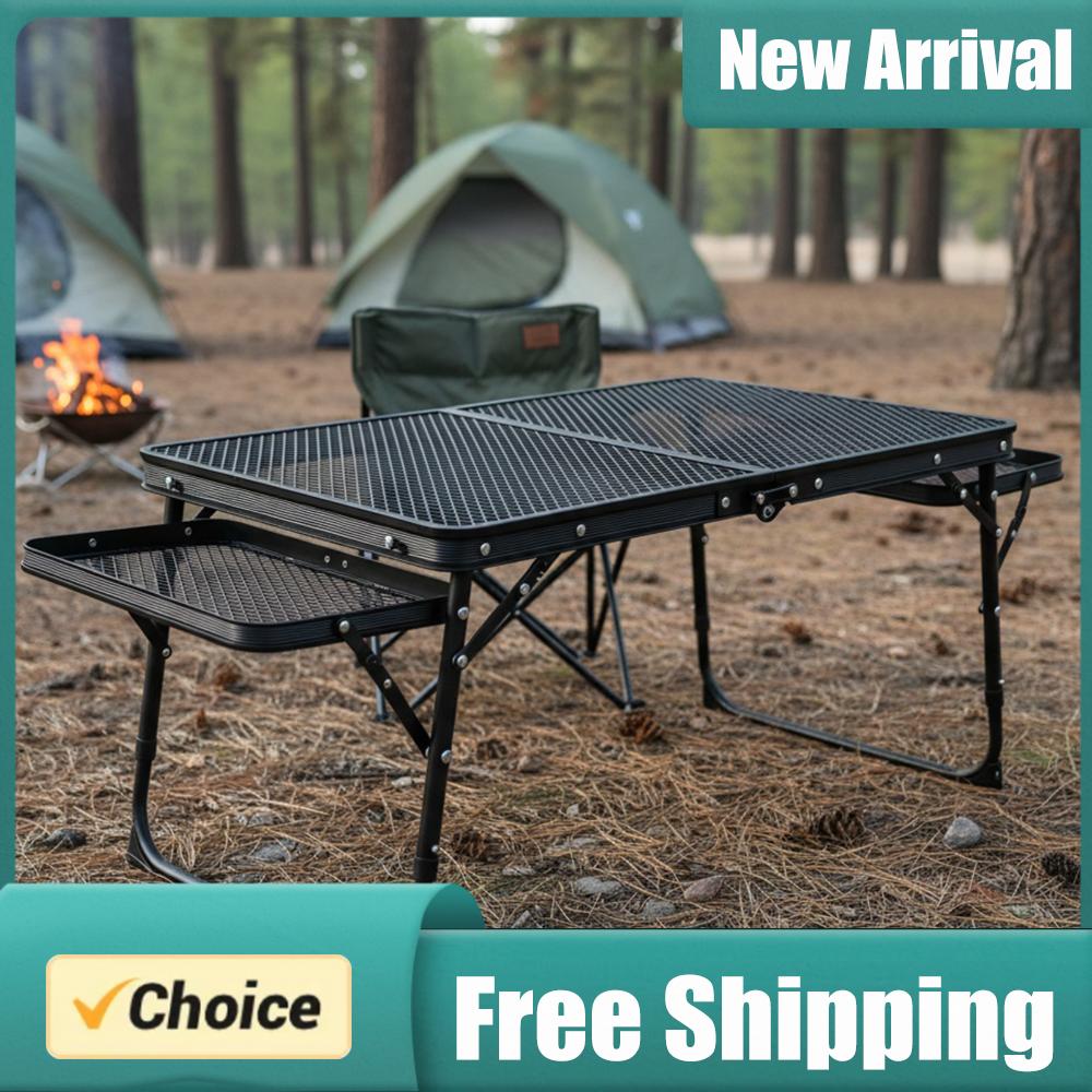 Folding Grill Table Height Adj - Camp Grill Portable Folding 评论和价格