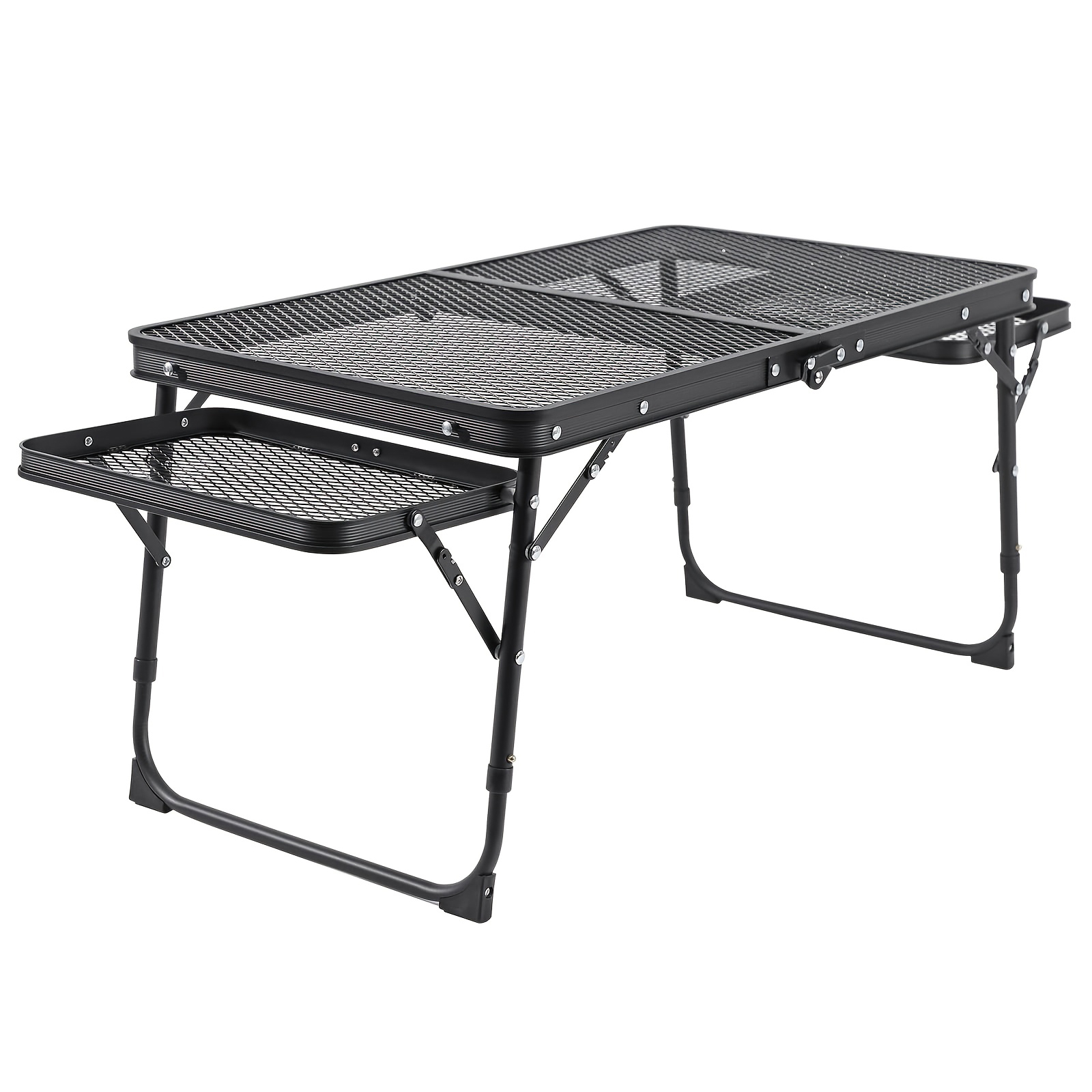 Folding Grill Table Height Adj - Camp Grill Portable Folding 评论和价格
