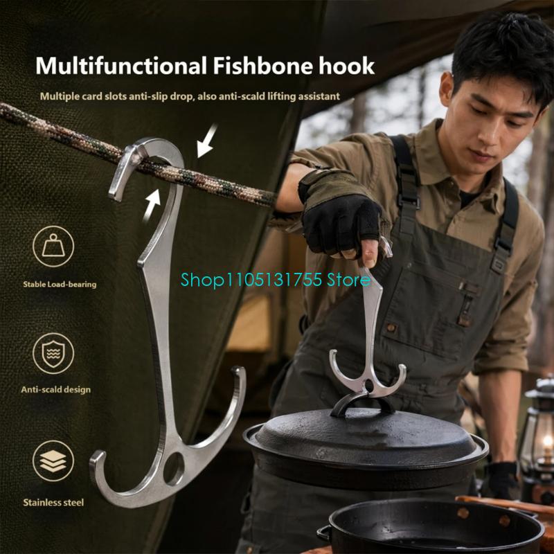 K0EF Tent Cord Utility Hook Me - Camping Cooking Tent 评论和价格
