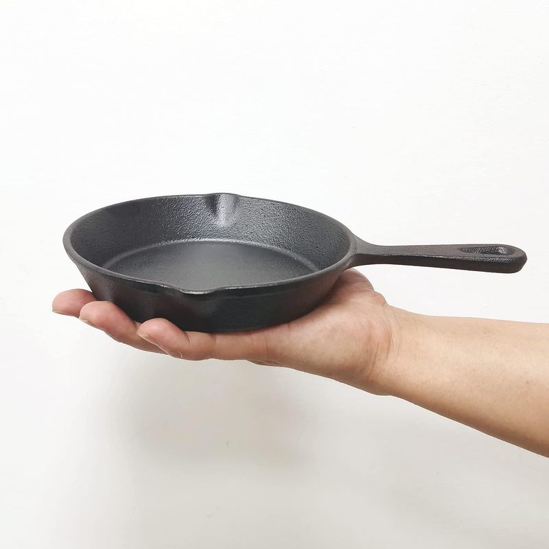6 Inch Cast Iron Skillet, Fryi - Skillet Cast Iron Camp 评论和价格