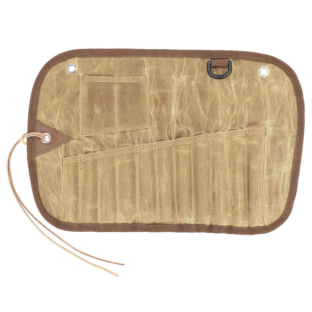 High Quality Canvas Tableware  - Camping Cooking Utensil Roll 评论和价格
