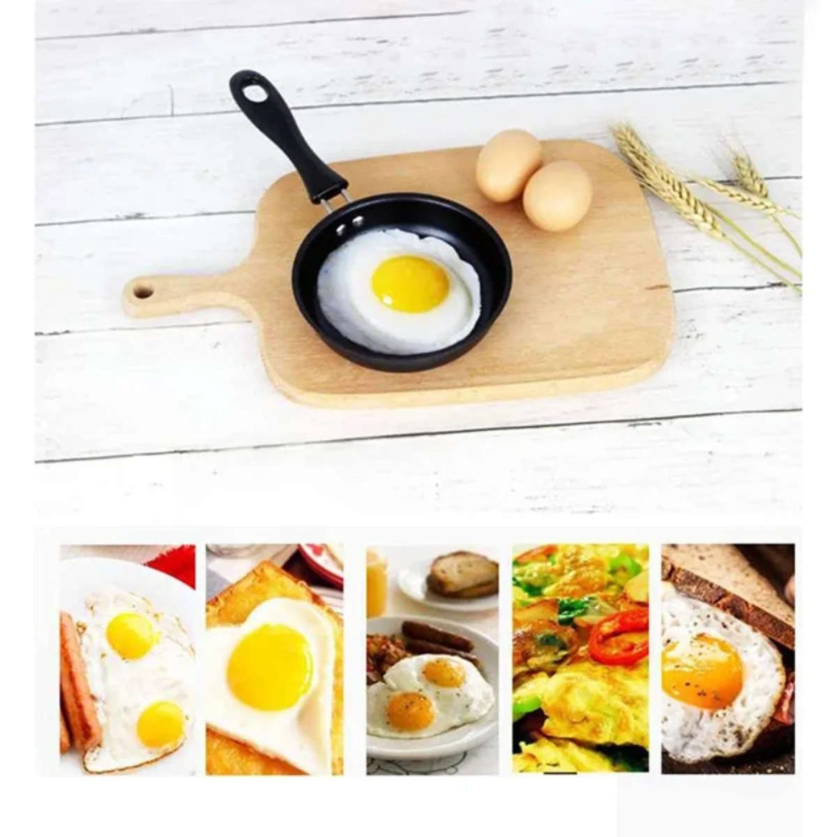 Mini Frying Pan with Handle Po - Skillet Cast Iron Camp 评论和价格