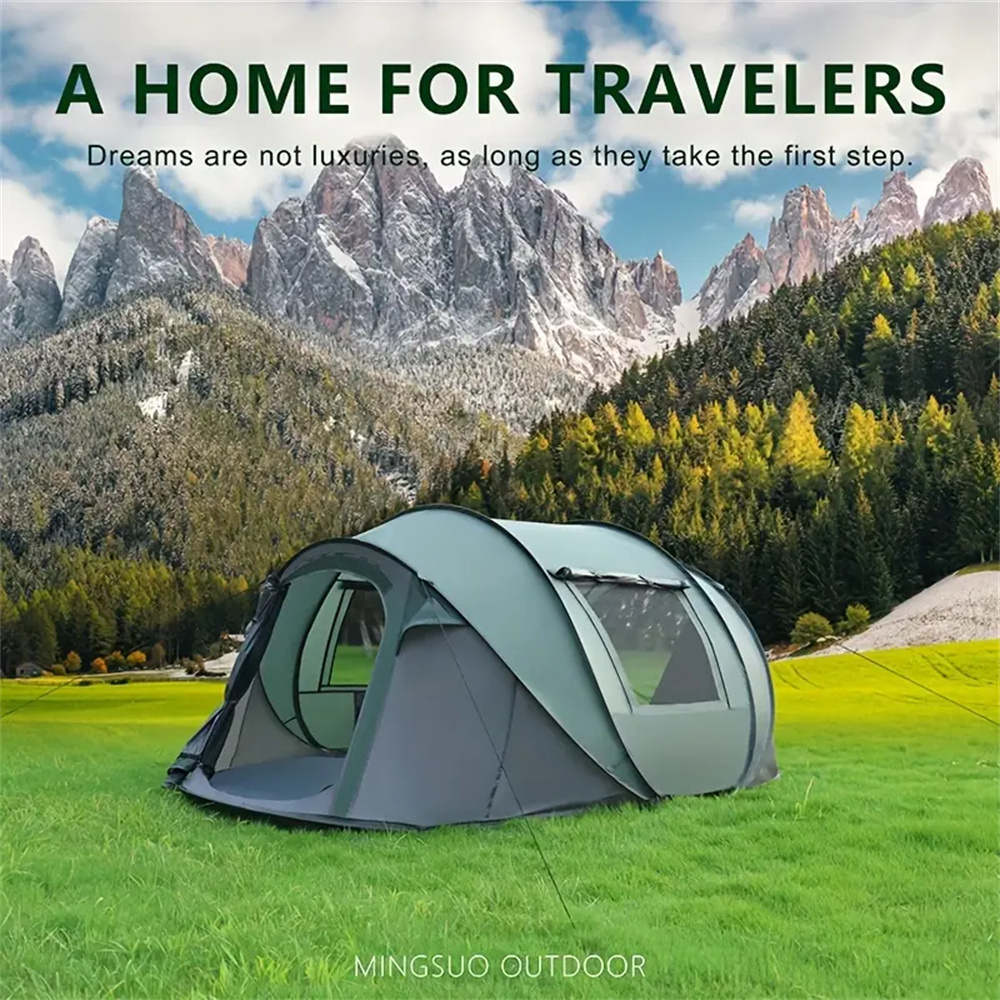 5-8 People Quick Opening Hand  - Camping Cooking Tent 评论和价格