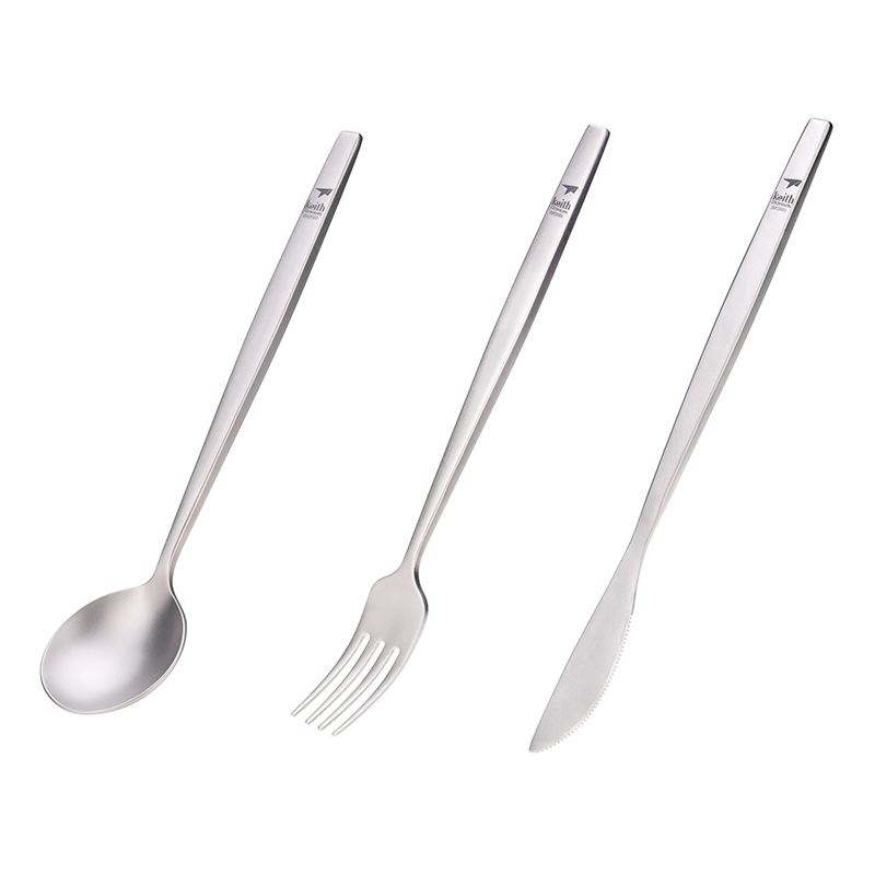 Keith Titanium Portable Spoon  - Camping Cooking Ware 评论和价格