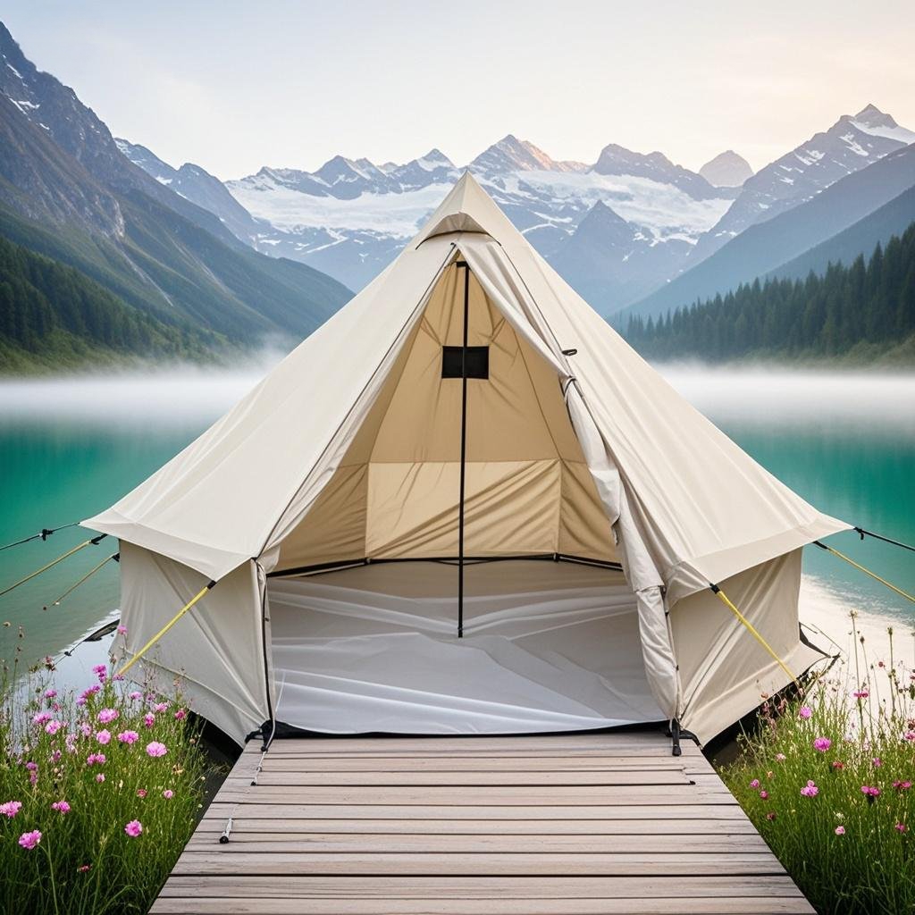 6-8 Person Spacious Camping Te - Camping Cooking Tent 评论和价格