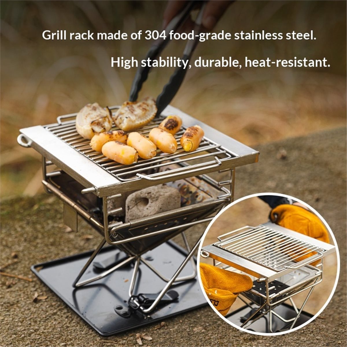 M10K Outdoor Camping Folding G - Camp Grill Portable Folding 评论和价格