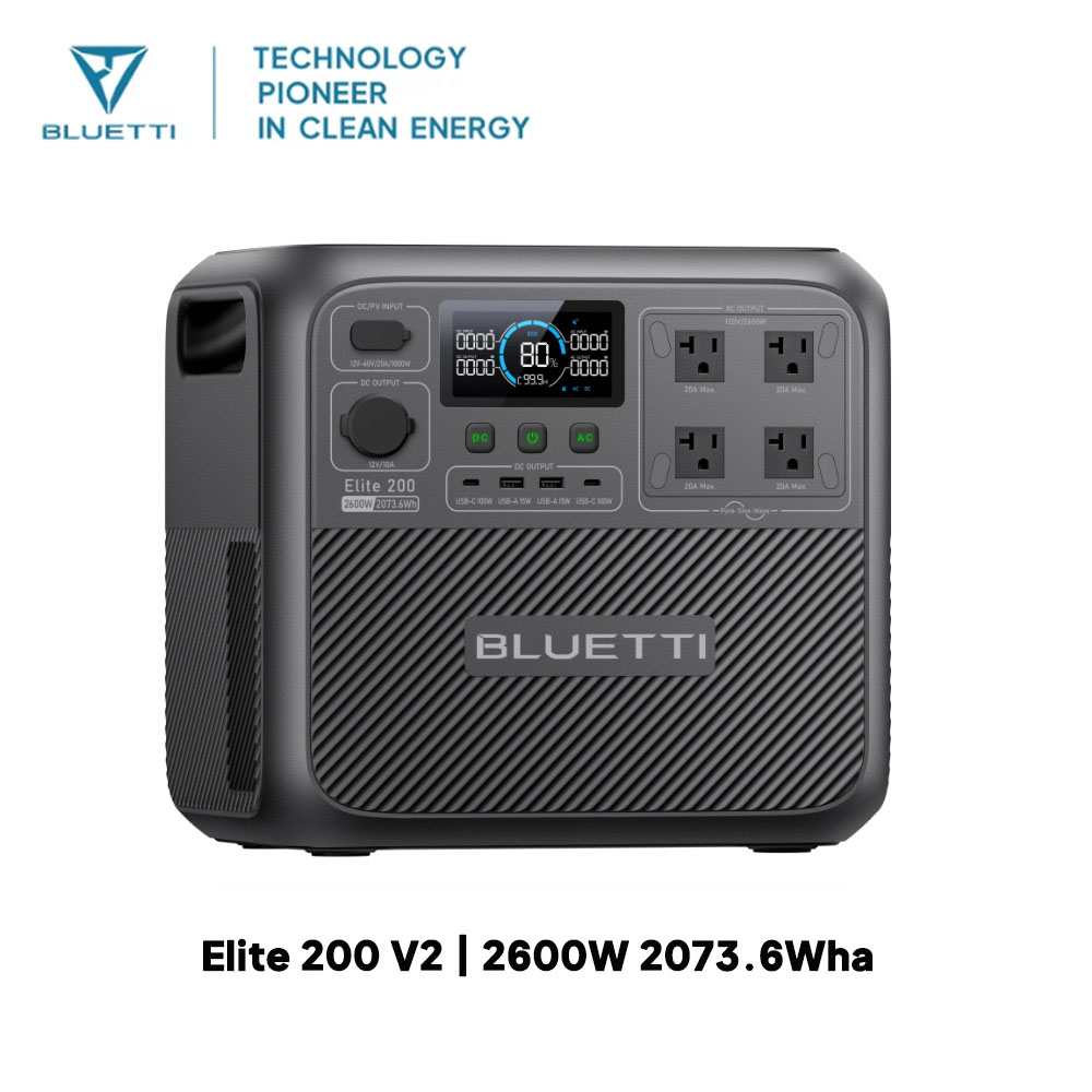 【Renew】BLUETTI Elite 200 V2 Po - Camping Cooking Heater 评论和价格