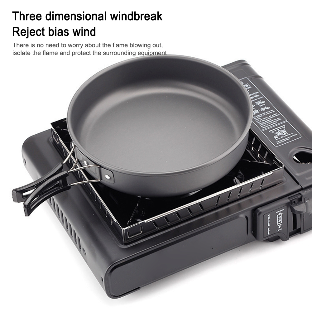 Camping Stove Windscreen Detac - Camping Cooking Wind Blocker 评论和价格
