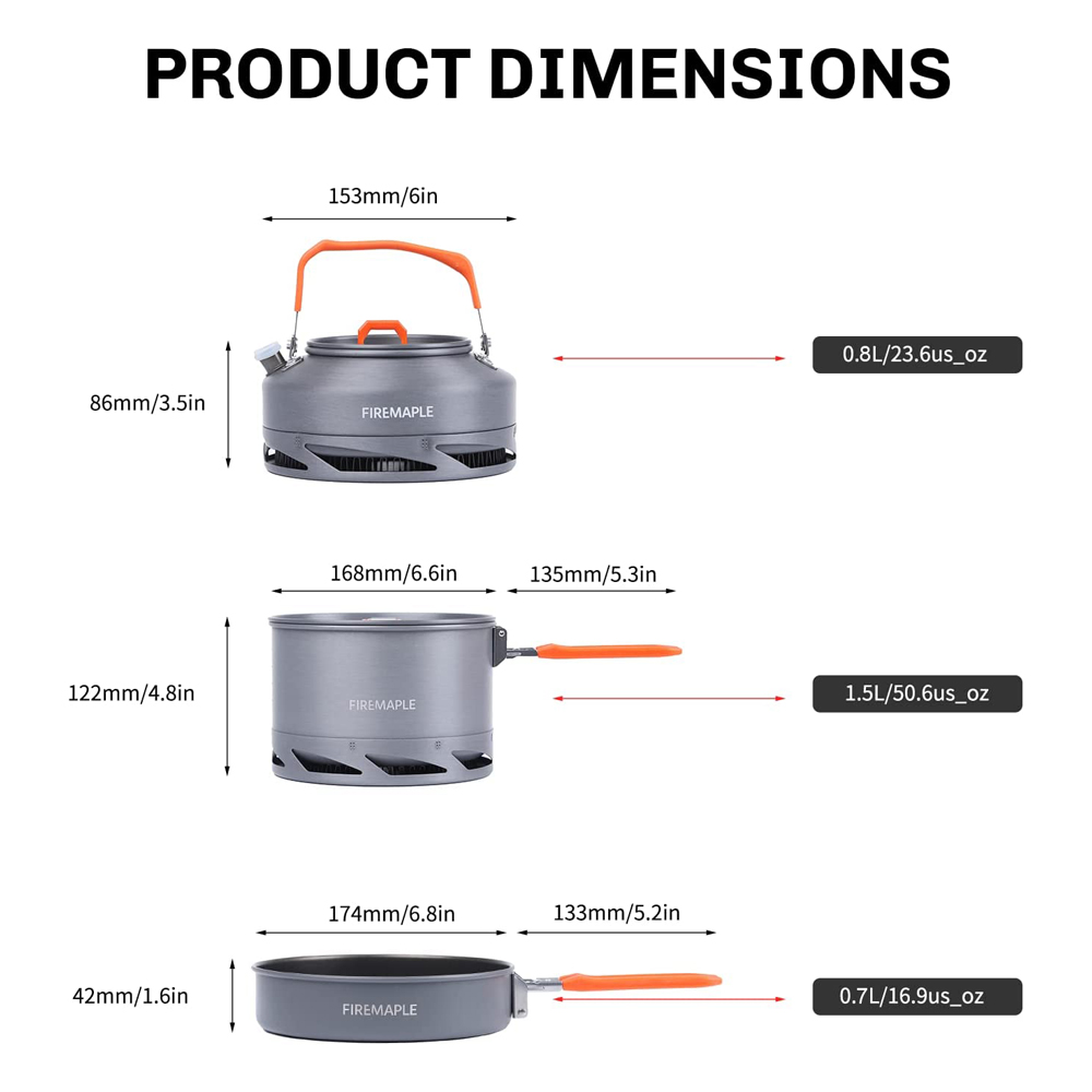 Fire Maple Camping Cookware Ut - Camping Cooking Ware 评论和价格