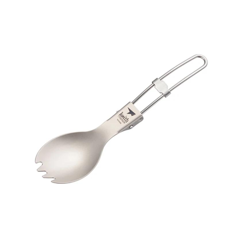 Keith Titanium Spork Foldable  - Camping Cooking Ware 评论和价格