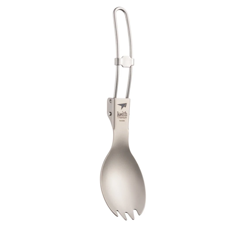 Keith Titanium Spork Foldable  - Camping Cooking Ware 评论和价格