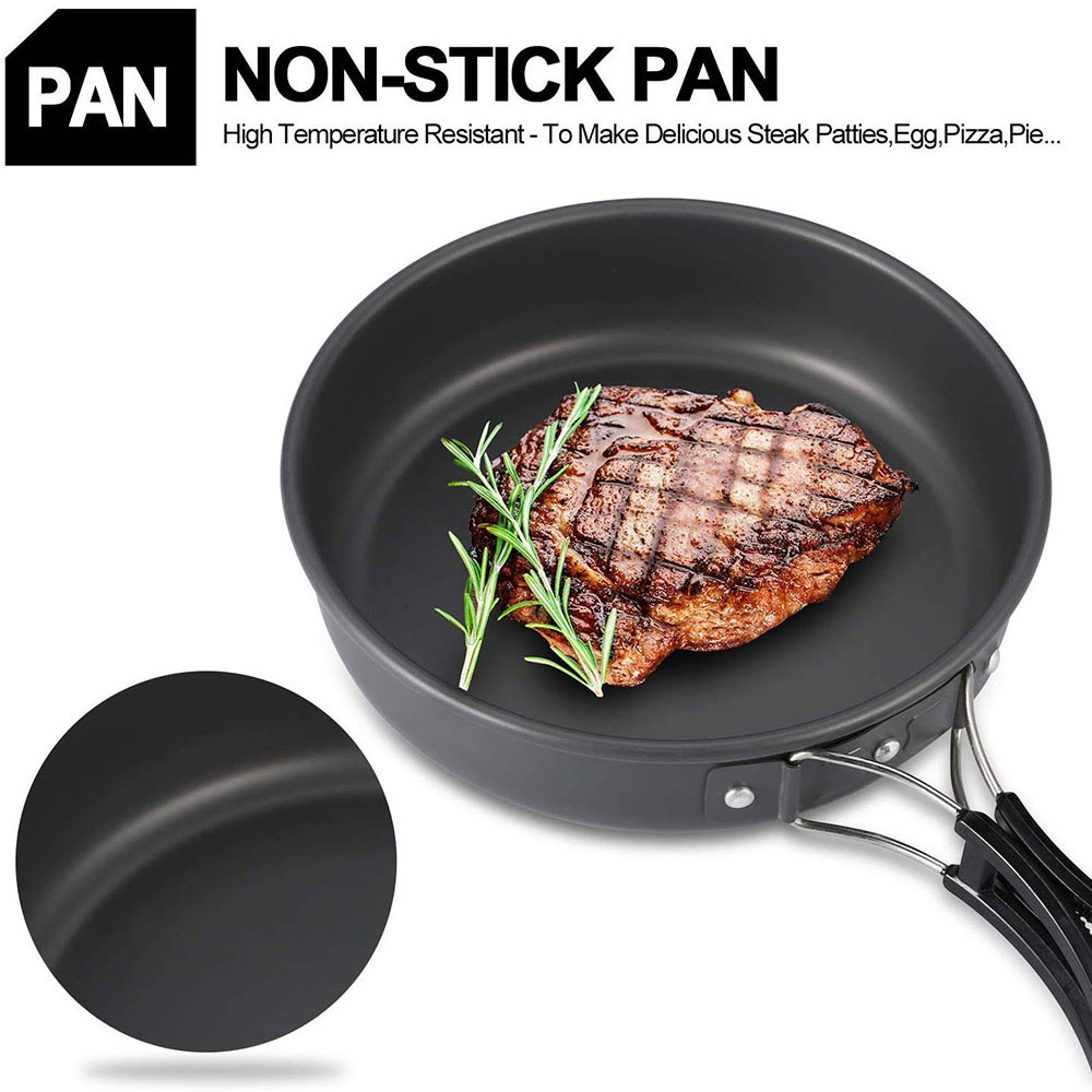 Outdoor Camping Cookware Set M - Camping Cooking Equipment 评论和价格