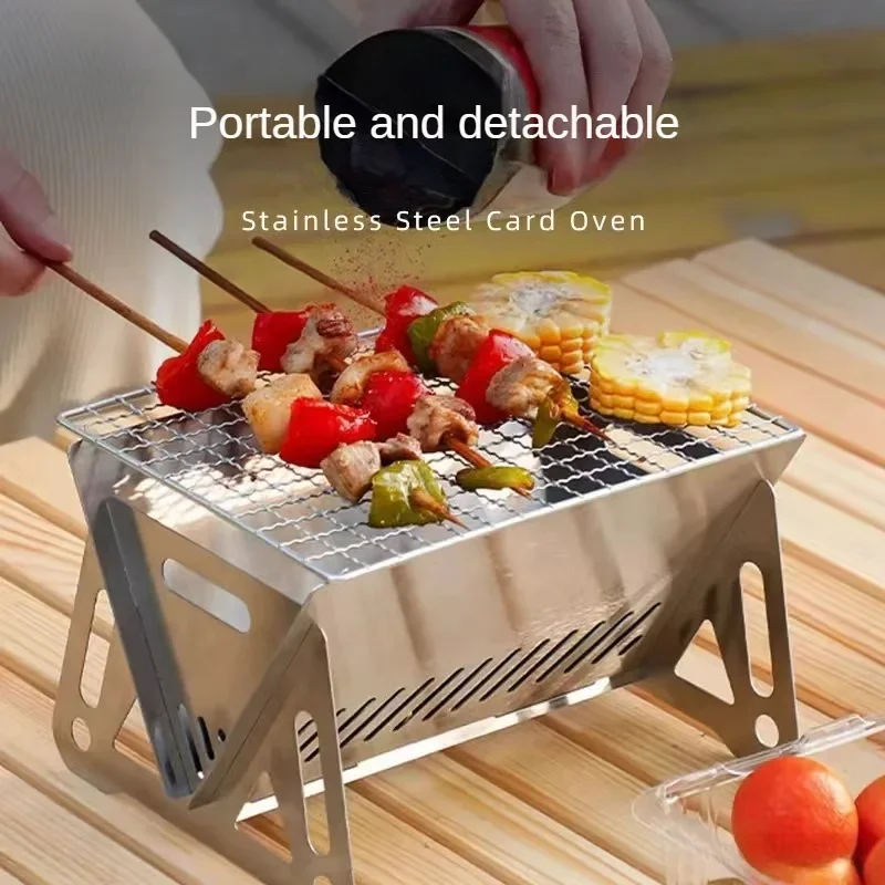 Portable Folding Barbecue Gril - Camp Grill Portable Folding 评论和价格