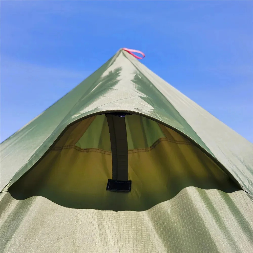 New Pyramid Tent With Snow Ski - Camping Cooking Tent 评论和价格